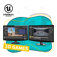 Unreal Engine 4. Игровой движок - КИБЕРшкола программирования для детей, компьютерные курсы для школьников, начинающих и подростков - KIBERone г. Тверской