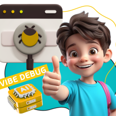Тестирование & Vibe Debug. Охотники за багами - КИБЕРшкола программирования для детей, компьютерные курсы для школьников, начинающих и подростков - KIBERone г. Тверской