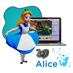 Alice 3d - КИБЕРшкола программирования для детей, компьютерные курсы для школьников, начинающих и подростков - KIBERone г. Тверской