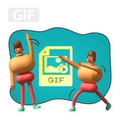 Gif-анимация - КИБЕРшкола программирования для детей, компьютерные курсы для школьников, начинающих и подростков - KIBERone г. Тверской