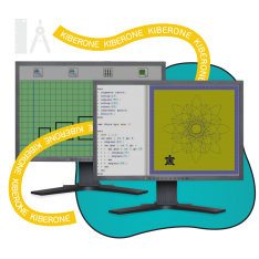 Исполнители чертежник и черепашка - КИБЕРшкола программирования для детей, компьютерные курсы для школьников, начинающих и подростков - KIBERone г. Тверской