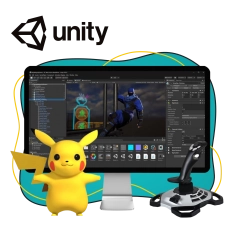 Мир игр на Unity 2D на популярном движке + AI-помощники - КИБЕРшкола программирования для детей, компьютерные курсы для школьников, начинающих и подростков - KIBERone г. Тверской