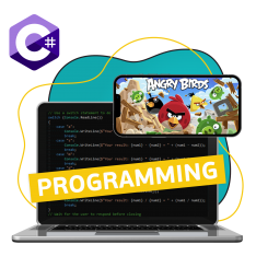 Программирование на C#. Удивительный мир 2D-игр - КИБЕРшкола программирования для детей, компьютерные курсы для школьников, начинающих и подростков - KIBERone г. Тверской