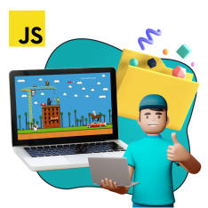 Программирование на JavaScript. Учимся создавать игры! - КИБЕРшкола программирования для детей, компьютерные курсы для школьников, начинающих и подростков - KIBERone г. Тверской