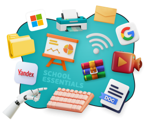 Цифровая база для школьника - КИБЕРшкола программирования для детей, компьютерные курсы для школьников, начинающих и подростков - KIBERone г. Тверской