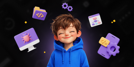 Идеальный сайт с нуля: код, дизайн и AI-помощник - КИБЕРшкола программирования для детей, компьютерные курсы для школьников, начинающих и подростков - KIBERone г. Тверской